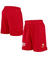 Nike Men's Red Kansas City Chiefs 2024 Sideline Performance Mesh Shorts