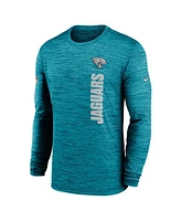 Nike Men's Teal Jacksonville Jaguars 2024 Sideline Velocity Performance Long Sleeve T-Shirt