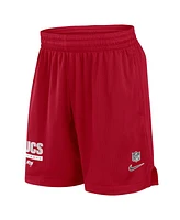 Nike Men's Red Tampa Bay Buccaneers 2024 Sideline Performance Mesh Shorts