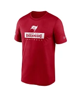 Nike Men's Red Tampa Bay Buccaneers Sideline Legend Performance T-Shirt