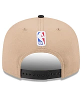 New Era Men's Tan/Black Miami Heat 2024 Nba Draft 9FIFTY Snapback Hat