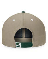 Top of the World Men's Khaki/Green Michigan State Spartans Land Snapback Hat