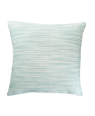 Anaya Home Bay View Aqua 24x24 Indoor Outdoor Pillow Aqua Blue