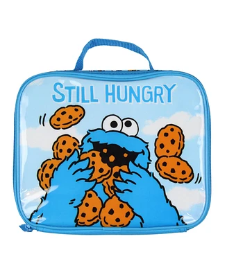 Sesame Street Still Hungry Cookie Monster All Over Insulated Lunch Box Bag Tote