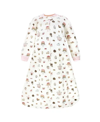 Hudson Baby Baby Girls Hudson Premium Quilted Long Sleeve Sleeping Bag and Wearable Blanket