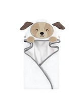 Hudson Baby Infant Boy Cotton Animal Face Hooded Towel, Astronaut Dog, One Size