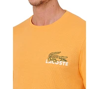 Lacoste Men's Large Croc Thermal Waffle Sleep Shirt