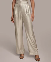 Donna Karan Women's Metallic Wide-Leg Pants