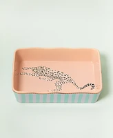 Yvonne Ellen Cheetah Small Rectangular Roaster