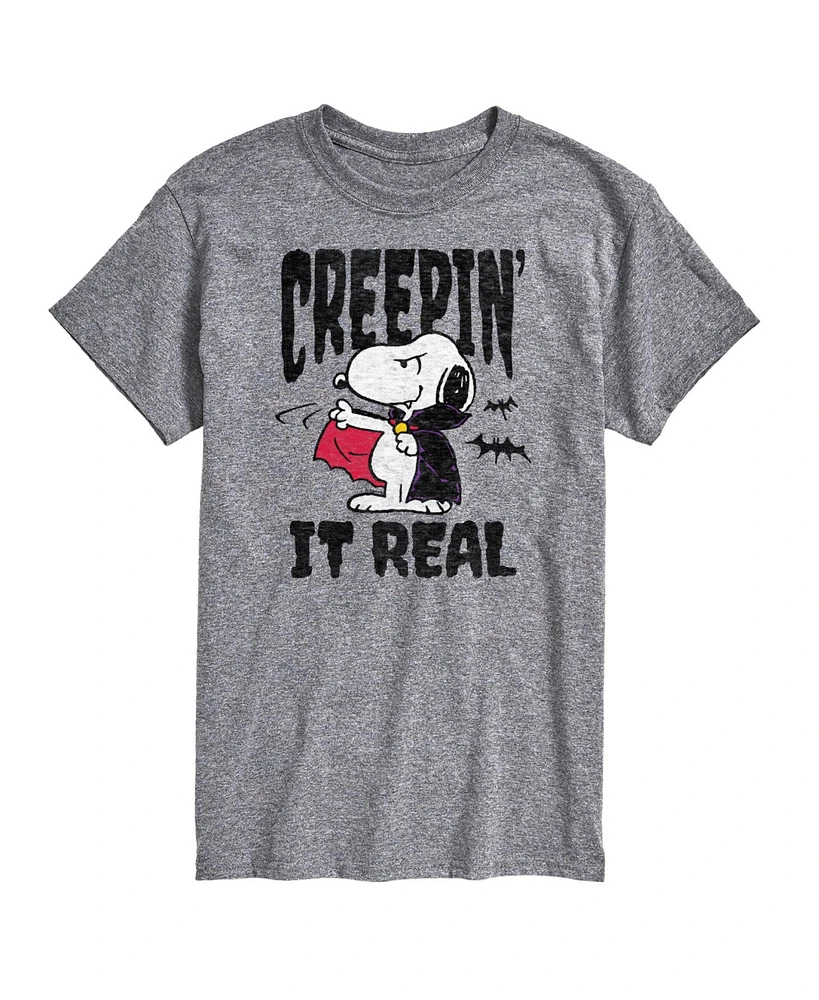 Hybrid Apparel Peanuts Vampire Mens Short Sleeve Tee