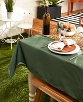 Design Imports Tonal Lattice Print Outdoor Tablecloth, 60x84 Inches