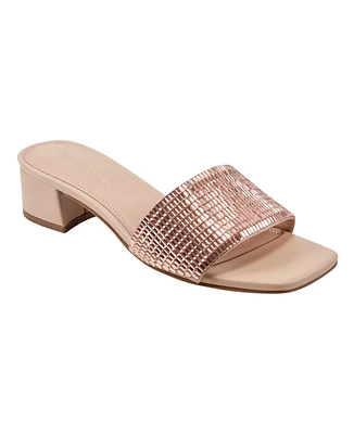 Marc Fisher Women's Casaly Slip-On Embellished Dress Sandals