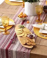 Design Imports Braided Stripe Table Runner, 15x72 Inches