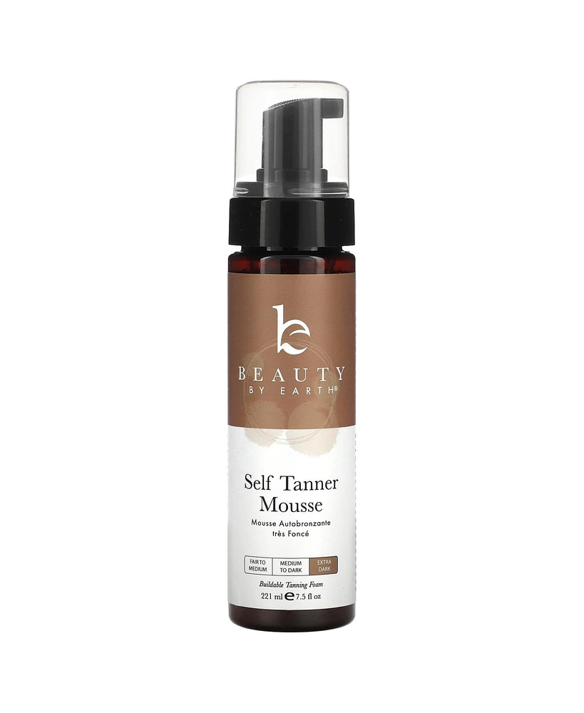 Beauty By Earth Self Tanner Mousse Extra Dark