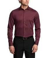 Calvin Klein Steel Men's Slim Fit Pincord Dress Shirt