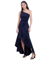 Eliza J Women's One-Shoulder High-Low Hem Sleeveless Gown