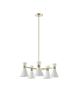 Streamdale Furniture Ezra 5-Light Metal Chandelier