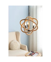 Streamdale Furniture Rope Globe Chandelier with Adjustable Chain