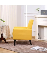 Streamdale Furniture Yellow Accent Chair: Comfy and Stylish