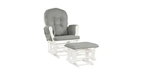 Slickblue Baby Nursery Relax Rocker Rocking Chair Glider & Ottoman Set