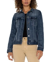 Liverpool Los Angeles Women's Stretch Denim Trucker Jacket