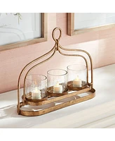 Napa Home & Garden Amara 3-Candle Hurricane