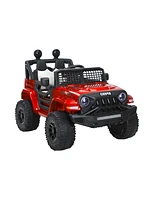 Streamdale Furniture Ride-On Kids' Electric Car with Remote Control, Suspension, Music, and Swing Function