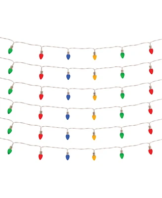 Slickblue Led Lighted Strand With Classic Bulb Design (Set of 6 Strands)