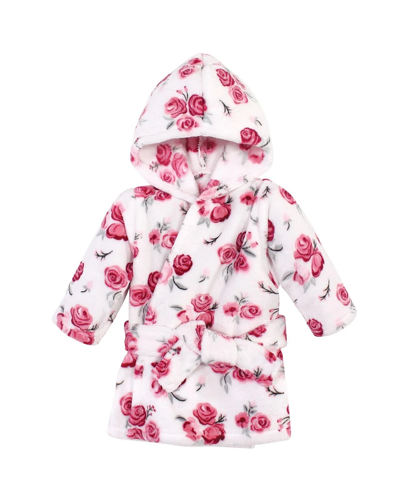 Hudson Baby Girls Plush Pool and Beach Robe Cover-ups