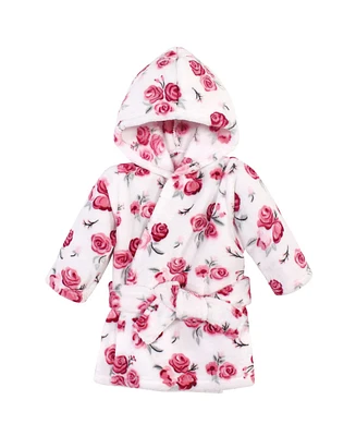 Hudson Baby Girls Plush Pool and Beach Robe Cover-ups