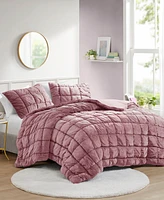 Intelligent Design Velvet Dream Puff 3-Pc. Comforter Set, Full/Queen