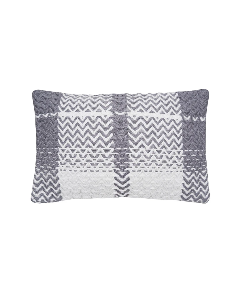 C&F Home 14" x 22" Sim Wave Slate Pillow