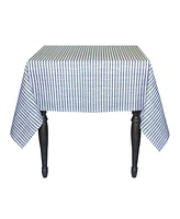 Slickblue Blue White Striped Dining Table Cloth 72l