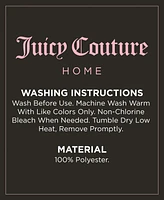 Juicy Couture Diamond Ruffle Piece Reversible Comforter Set