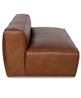 Rutherford Home Amalfy 57" Leather Armless Loveseat