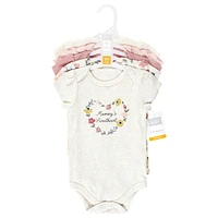 Hudson Baby Girls Cotton Bodysuits