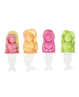 Tovolo Mermaid Ice Pop Molds, Set of 4