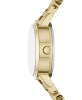 Dkny Women's Soho Three-Hand -Tone Stainless Steel Watch 24mm