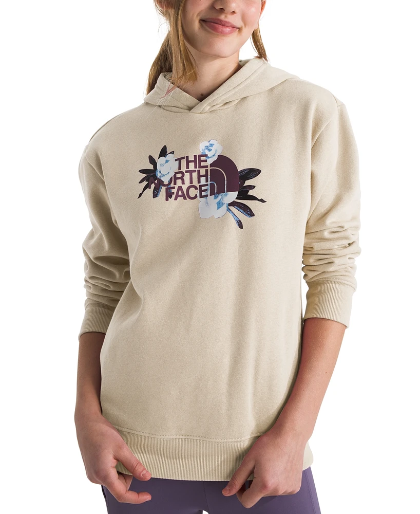 The North Face Big Girls Winter Floral Camp Pullover Hoodie