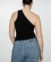 Mango Women's Catherin Culotte High Rise Jeans