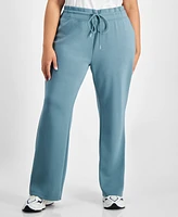 And Now This Trendy Plus Scuba Wide-Leg Pants, Created for Macy's