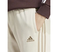 adidas Women's 3-Stripe Cotton Fleece Sweatpant Jogger