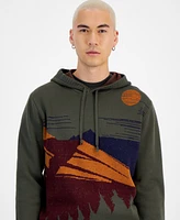 Sun + Stone Men's Scenic Mountain Graphic Hoodie, Created for Macy's