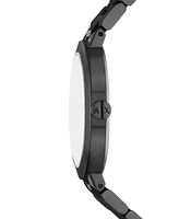 A|X Armani Exchange Women's Quartz Two-Hand Black Stainless Steel 36MM