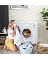 Slickblue 1500W Compact Laundry Dryer with Touch Panel-White