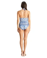 La Moda Clothing Women's Cutout One Piece Swimsuit