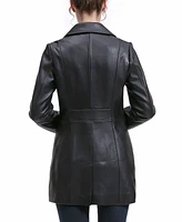 Bgsd Plus Rosie Leather Coat