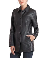 Bgsd Women's Evie Leather Car Coat