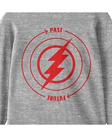 The Flash Boys Movie Past To Future Circle Graphic Crew Neck Long Sleeve Athletic Heather Youth Tee