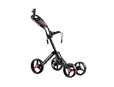 Slickblue 4 Wheel Folding Golf Pull Push Cart Trolley